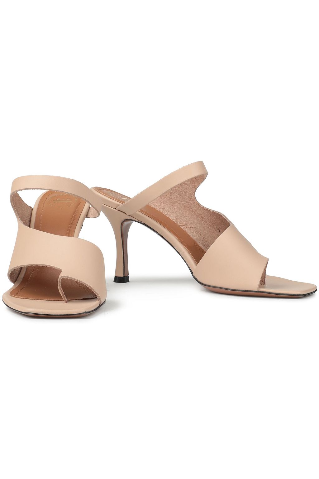 ATP ATELIER Cutout leather mules