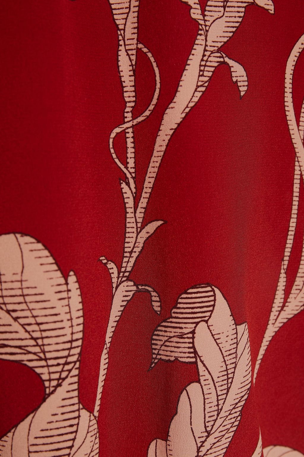 JOHANNA ORTIZ Floral-print silk crepe de chine blouse