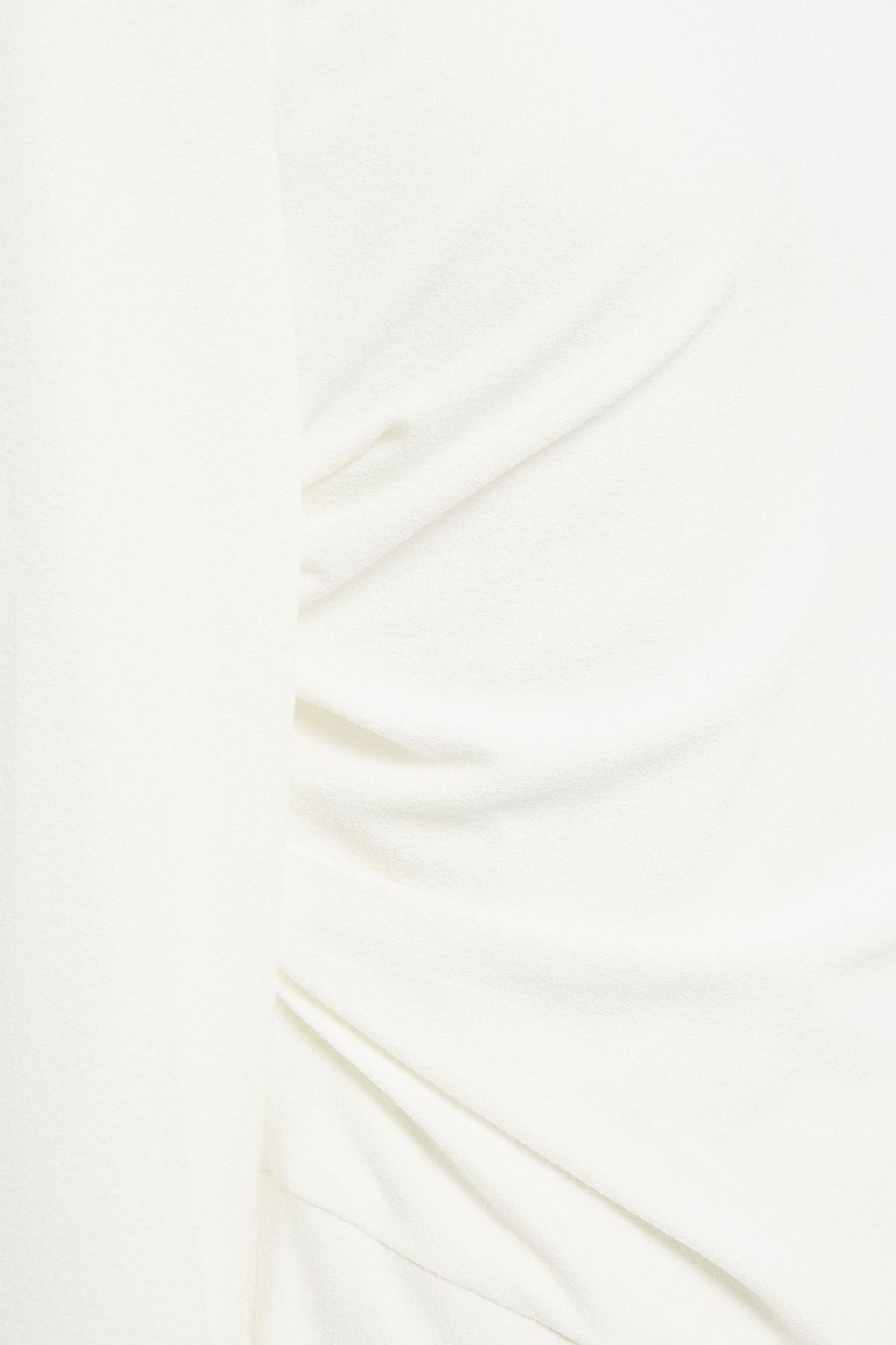TOM FORD Asymmetric gathered crepe dress