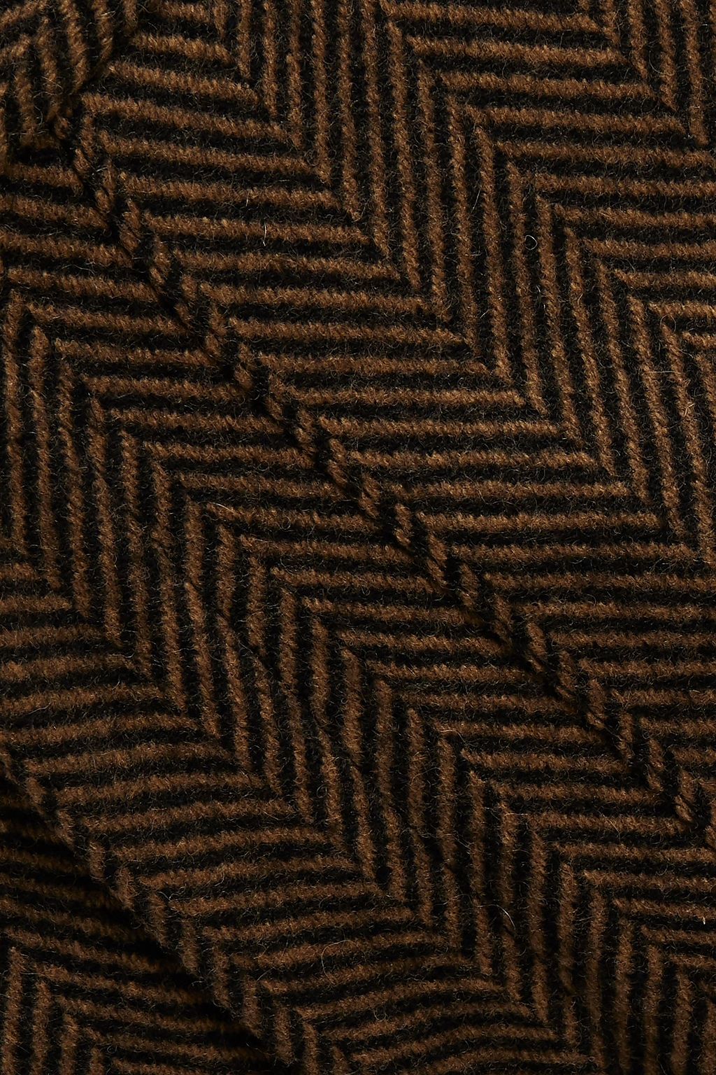 JOHANNA ORTIZ Herringbone wool-tweed wide-leg pants