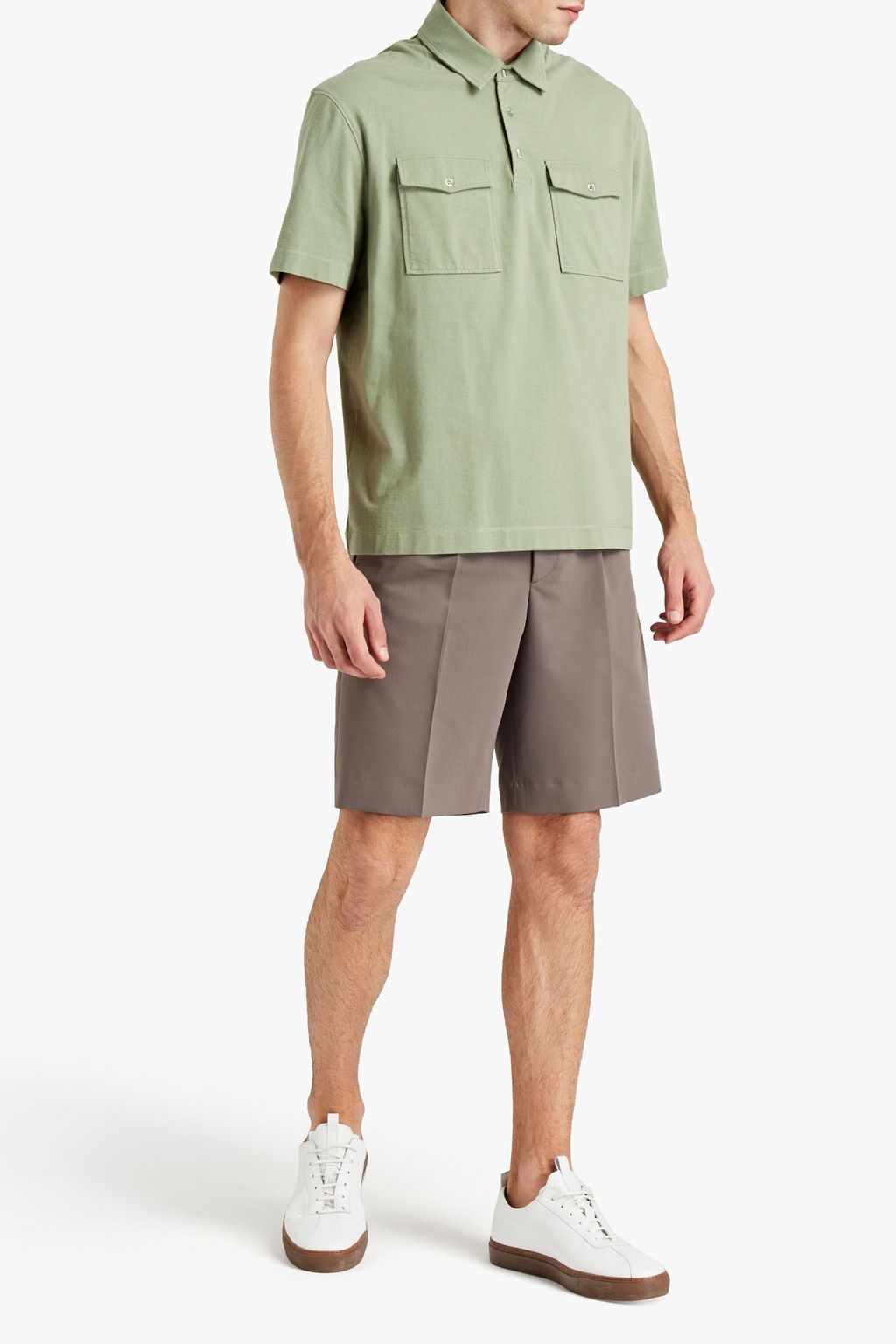 JOSEPH Cotton-jersey polo shirt