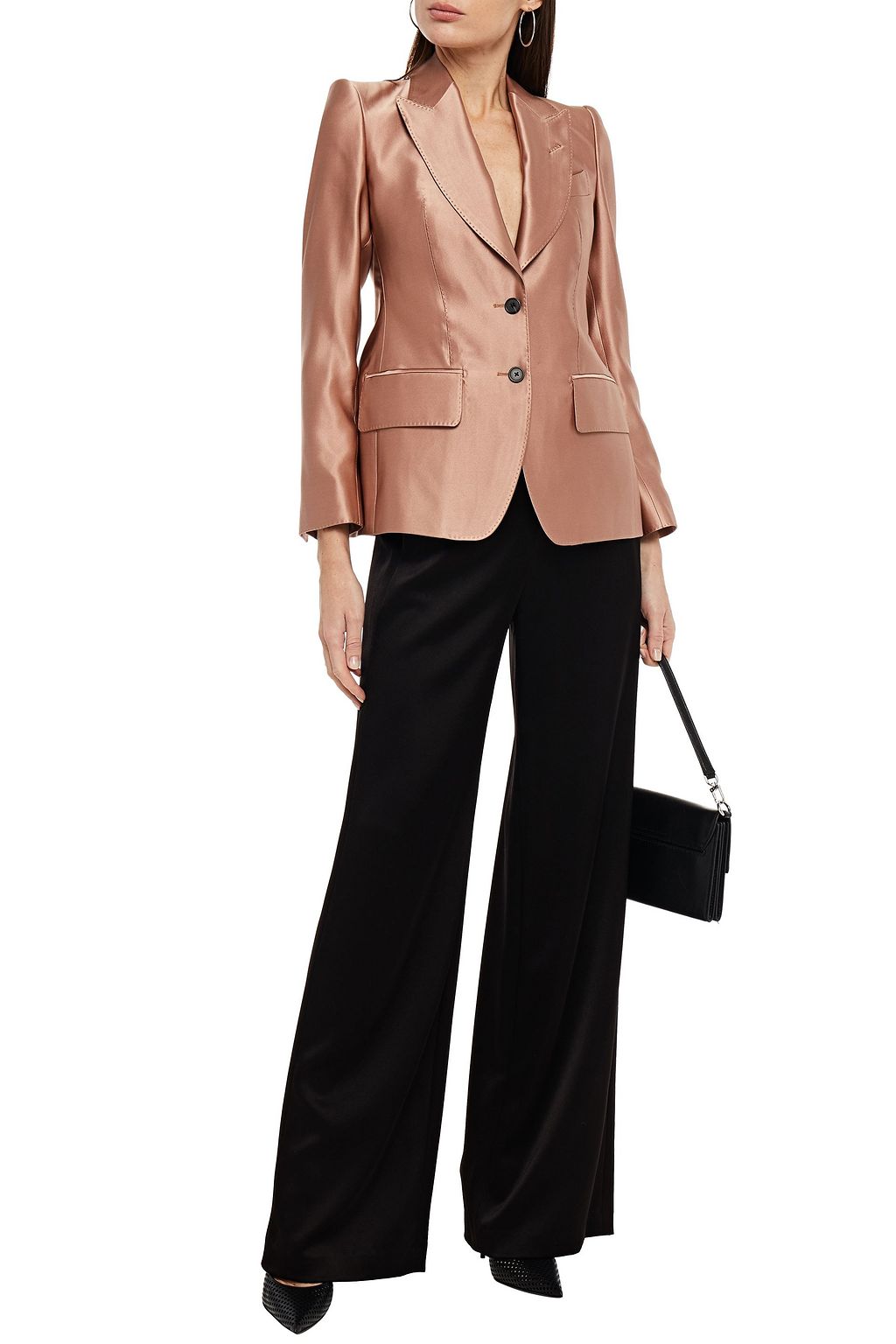 TOM FORD Blazer aus Duchesse-Seidensatin