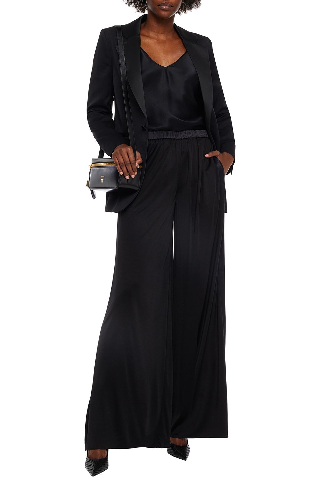 TOM FORD Satin-jersey wide-leg pants