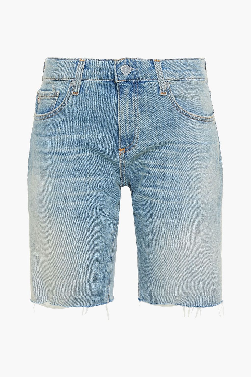 Light denim Nikki faded denim shorts 