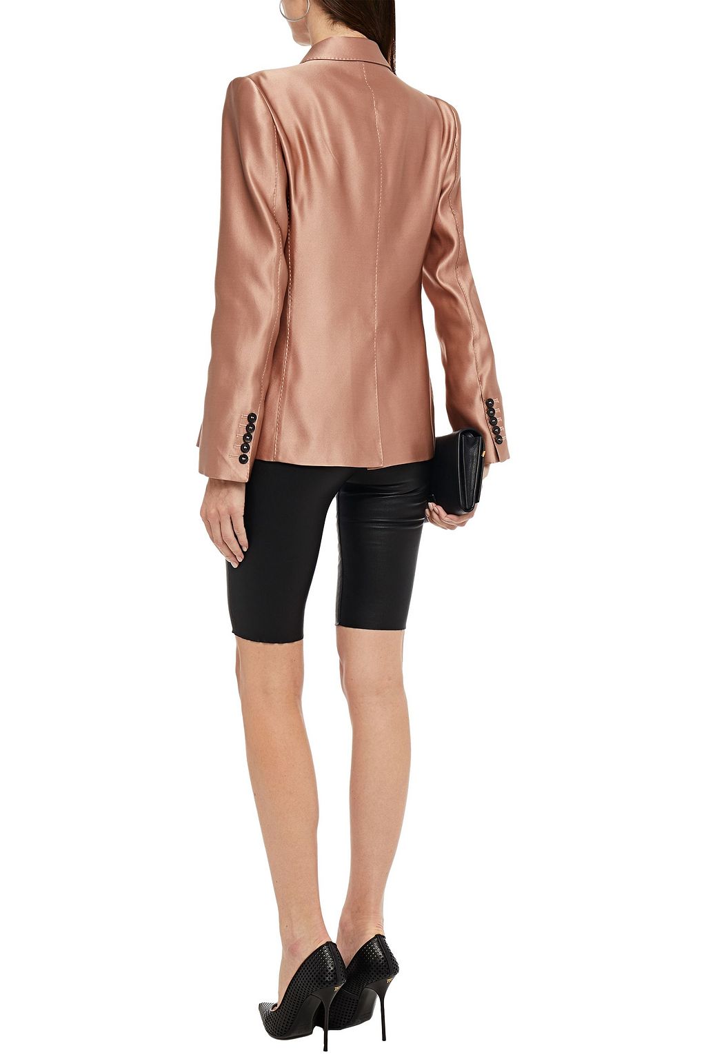 TOM FORD Blazer aus Duchesse-Seidensatin