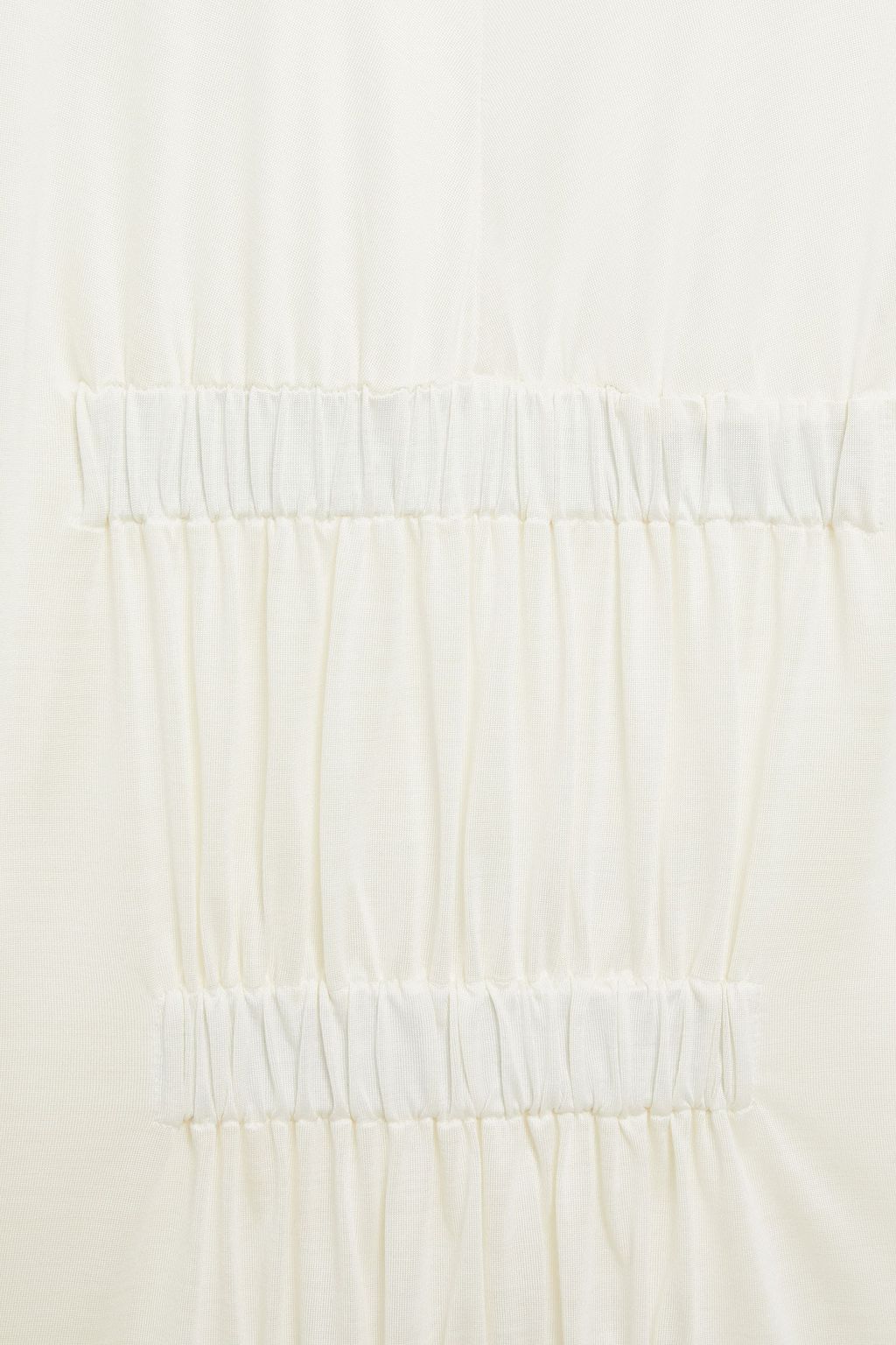 TOM FORD Gathered silk-jersey T-shirt