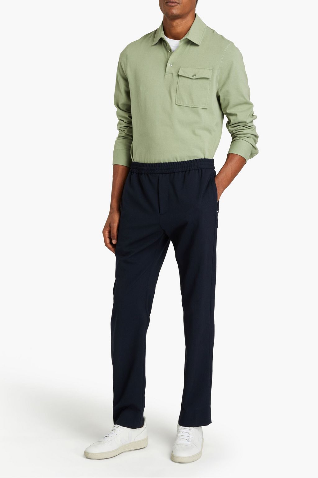 JOSEPH Cotton-jersey polo shirt