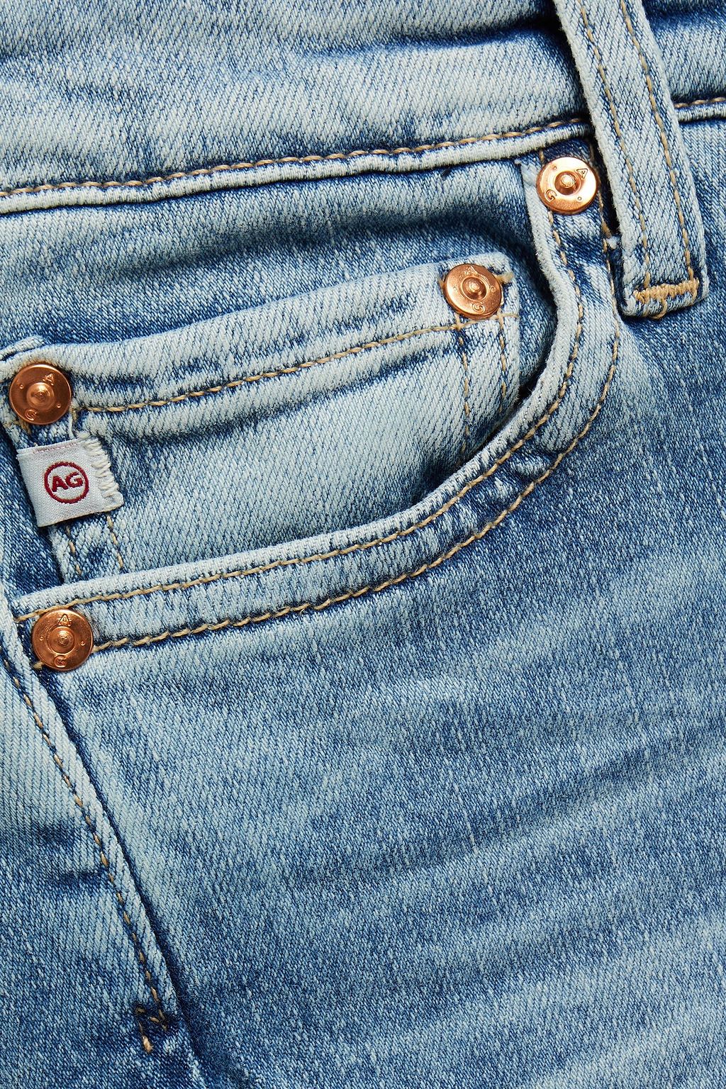 AG JEANS Mid-rise skinny jeans