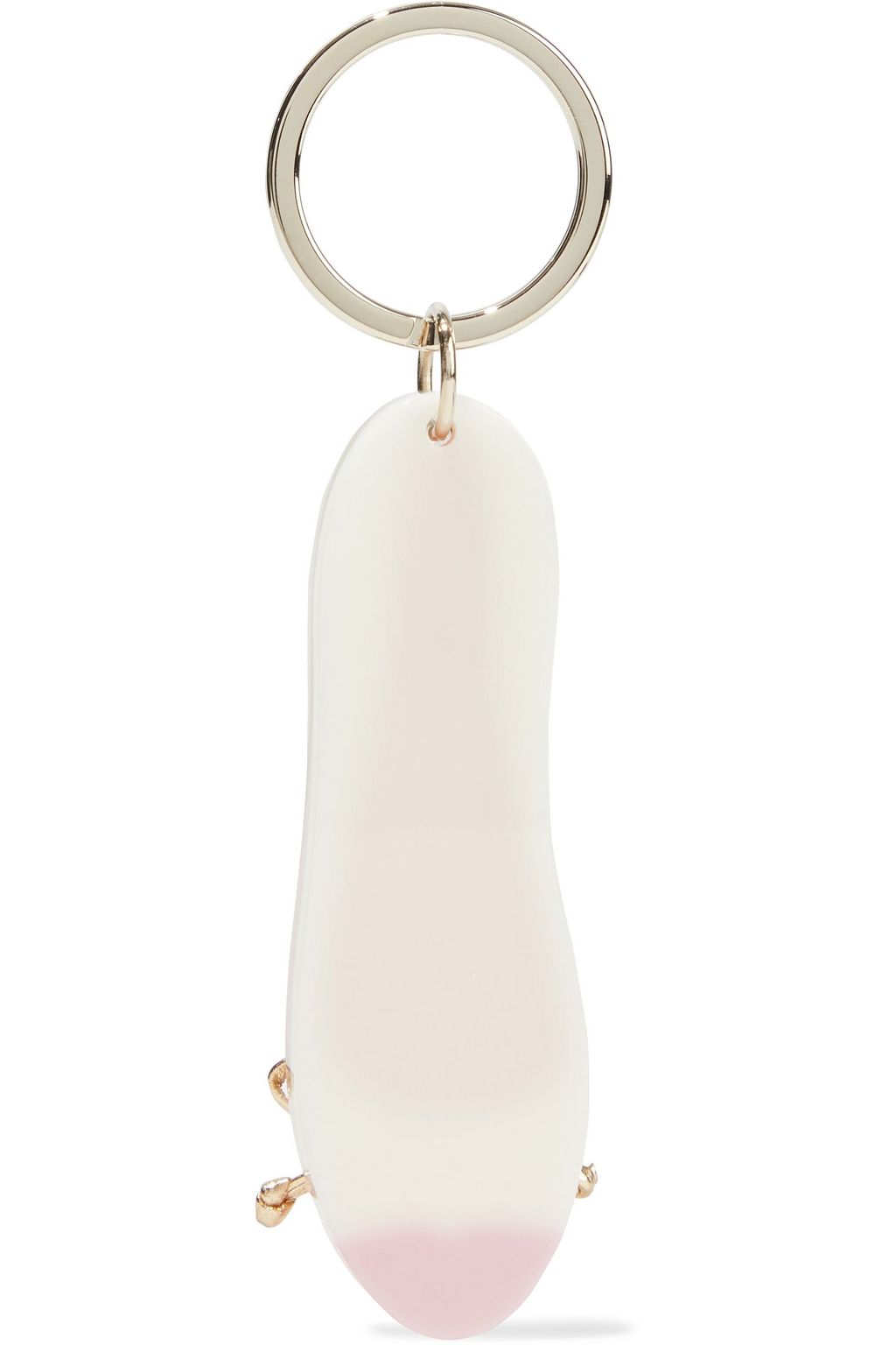 CHARLOTTE OLYMPIA Kiss Me Darcy bow-embellished Perspex keychain