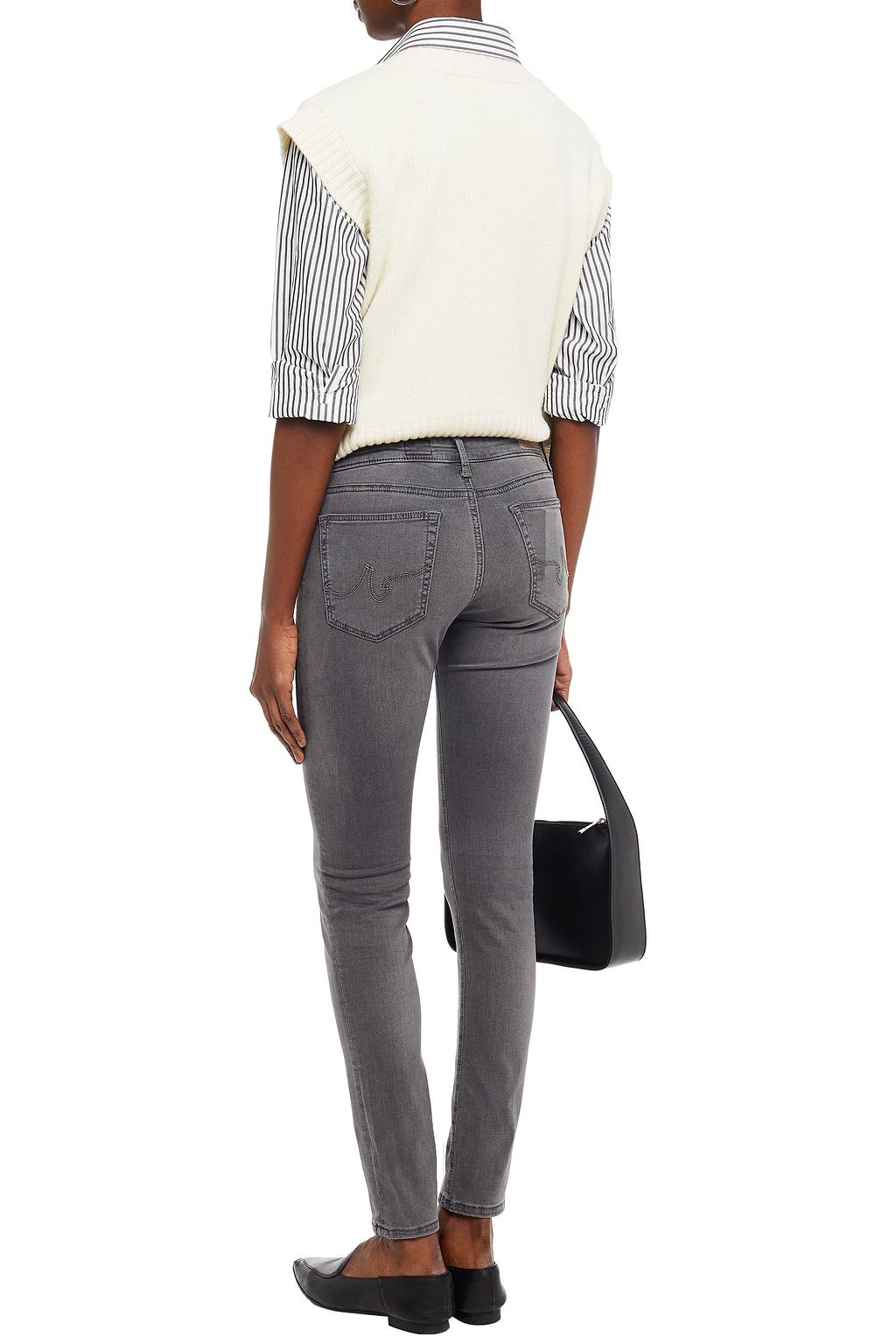 Anthracite Mid-rise skinny jeans | Sale 