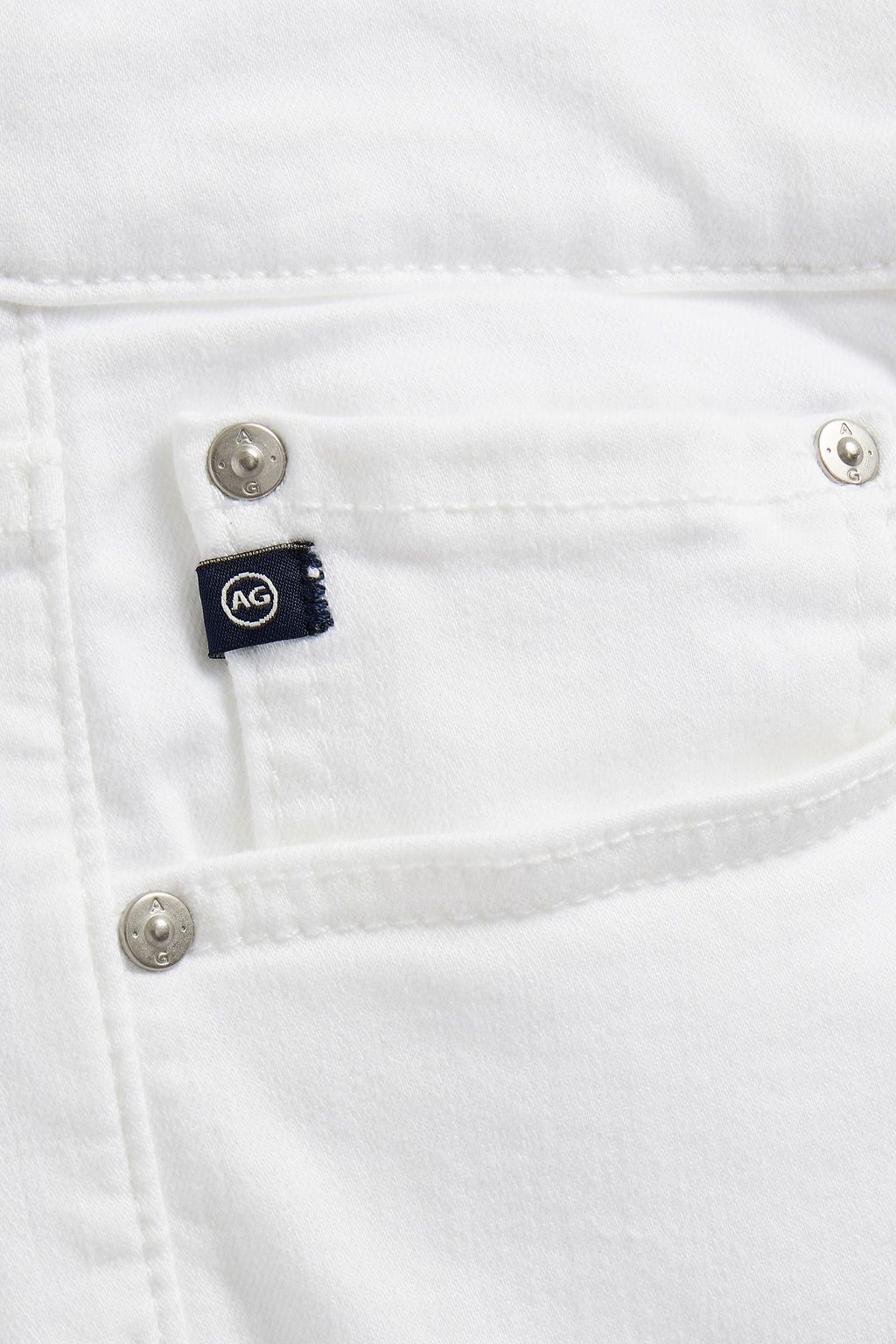 AG JEANS Cropped mid-rise slim-leg jeans