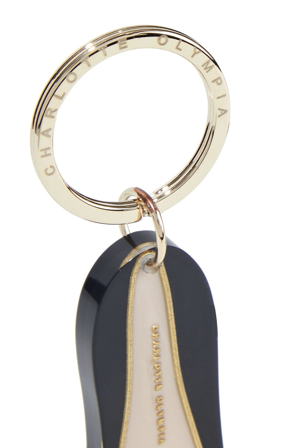 CHARLOTTE OLYMPIA Kitty Perspex keychain