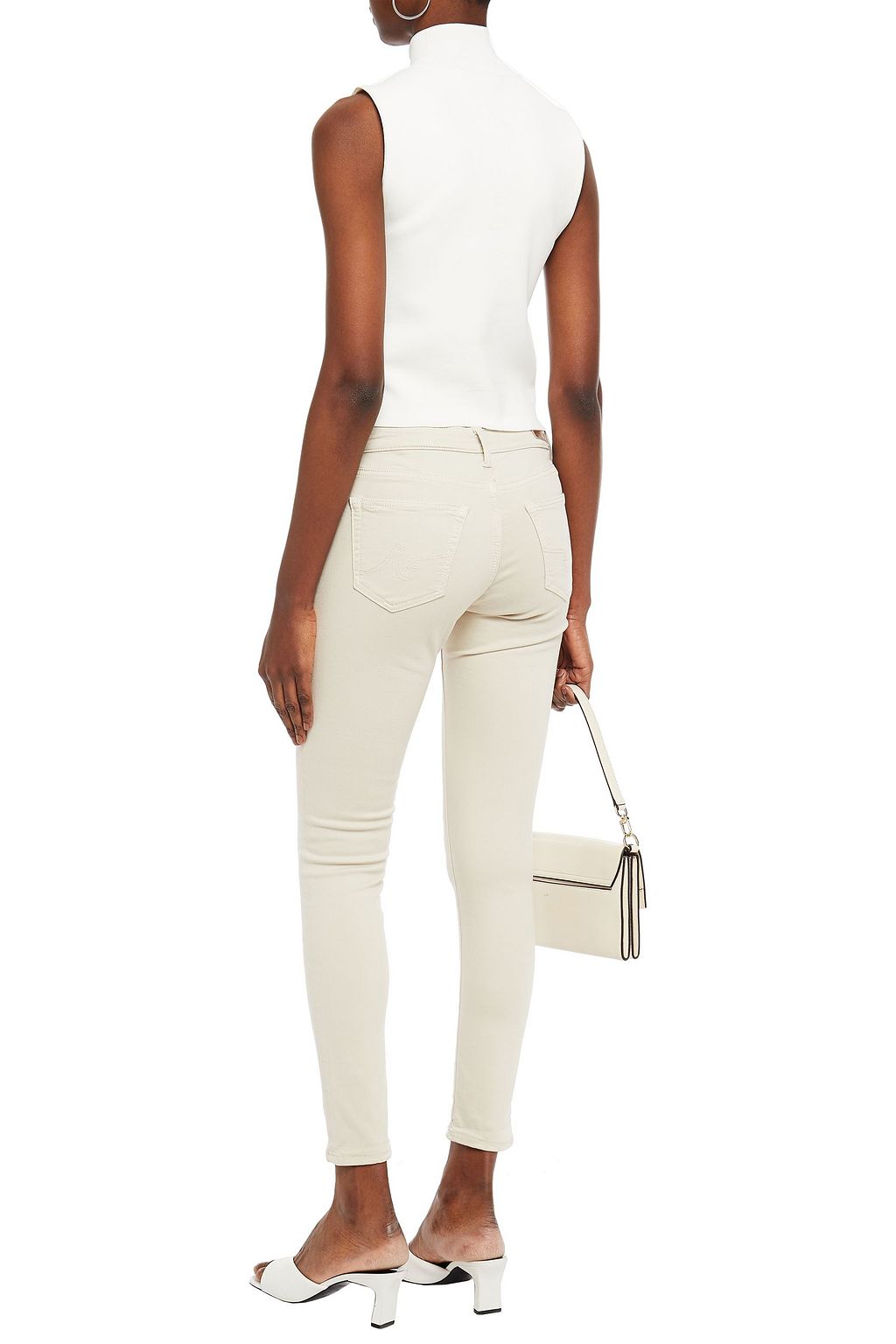 AG JEANS Mid-rise skinny jeans