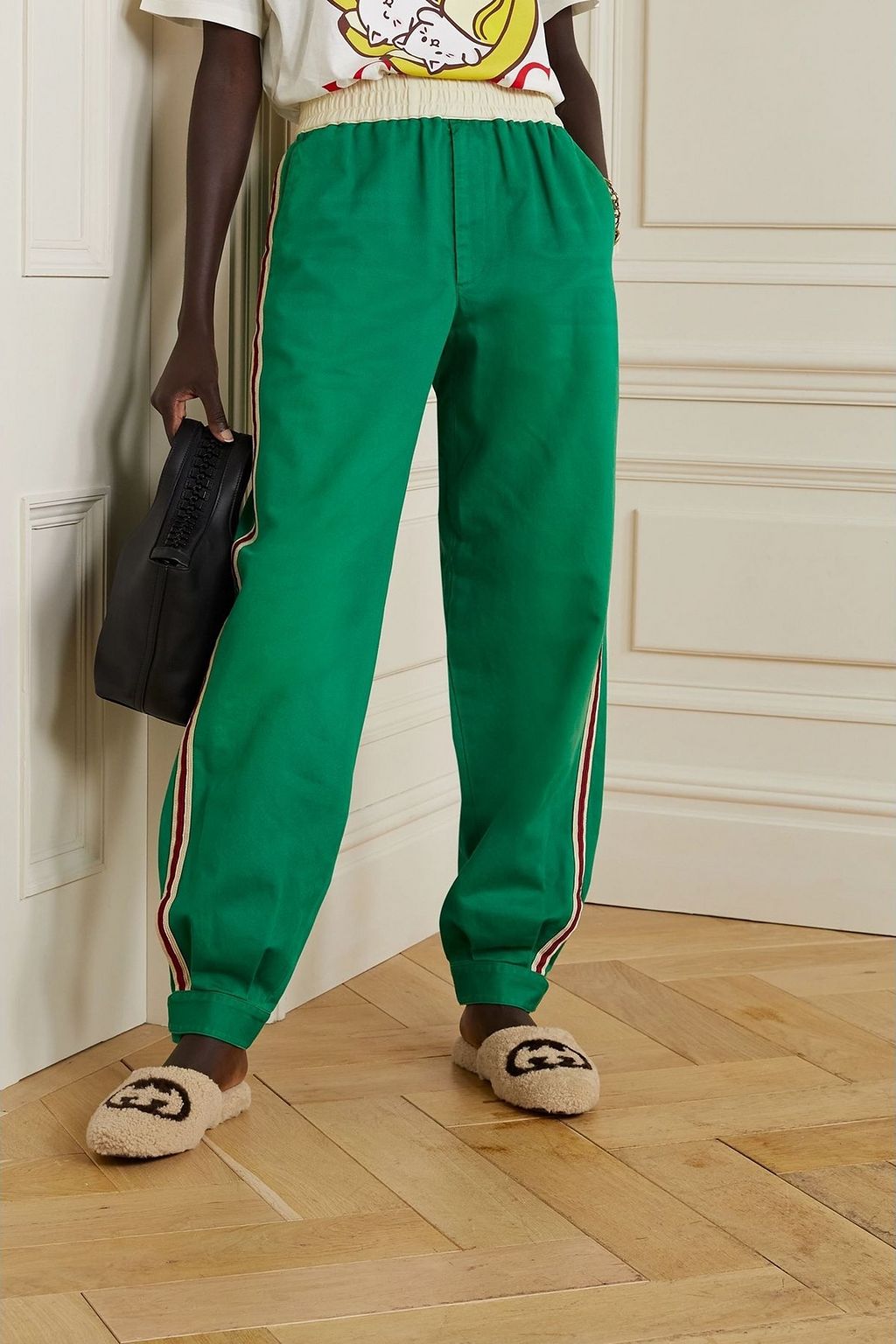 GUCCI Eileen shearling slippers