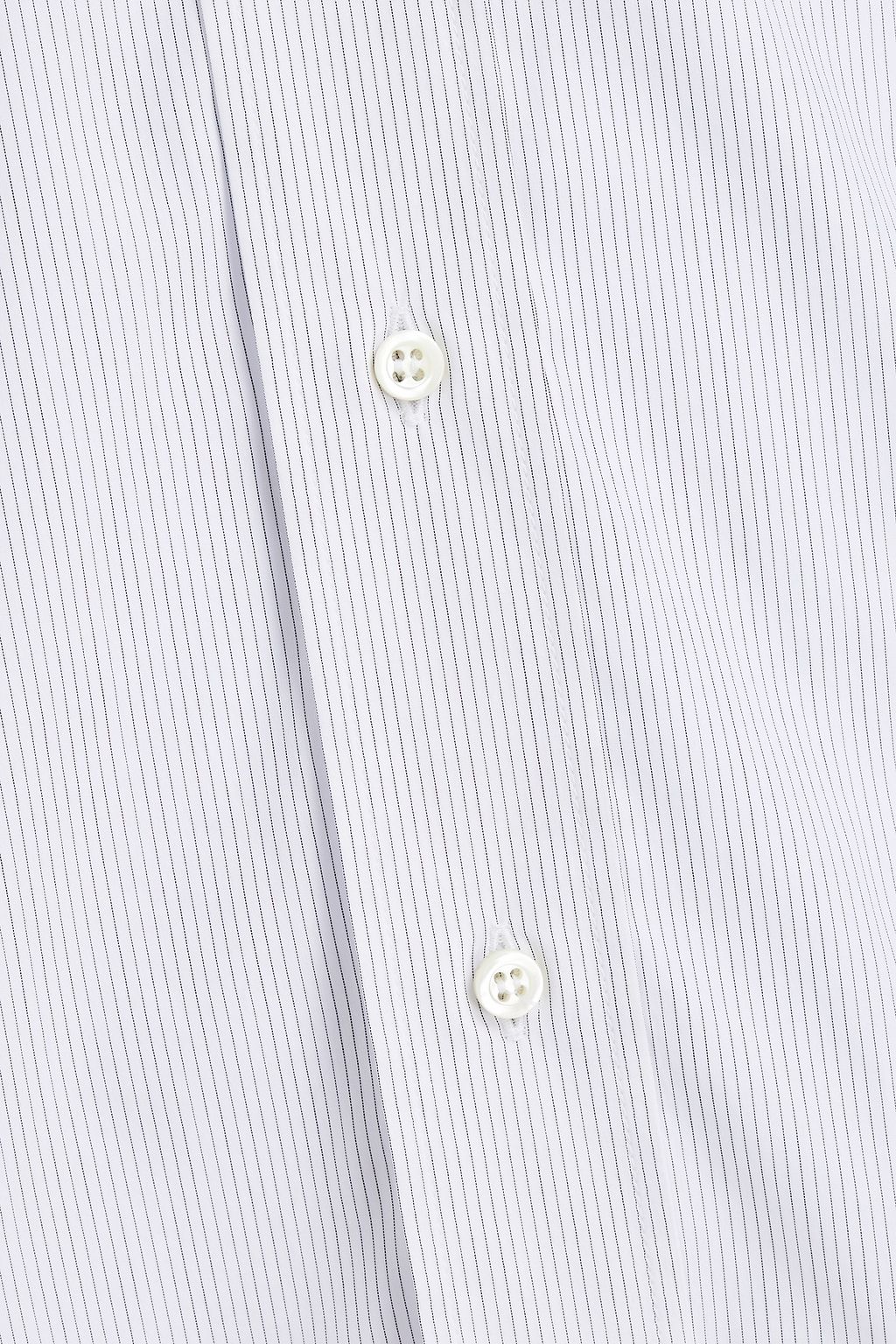 JOSEPH Striped cotton-poplin shirt