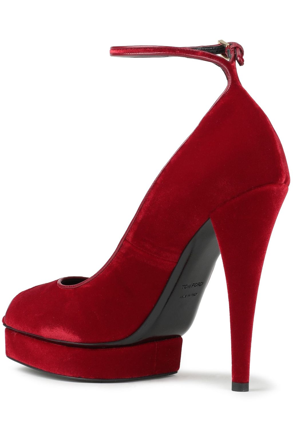 TOM FORD Velvet platform pumps