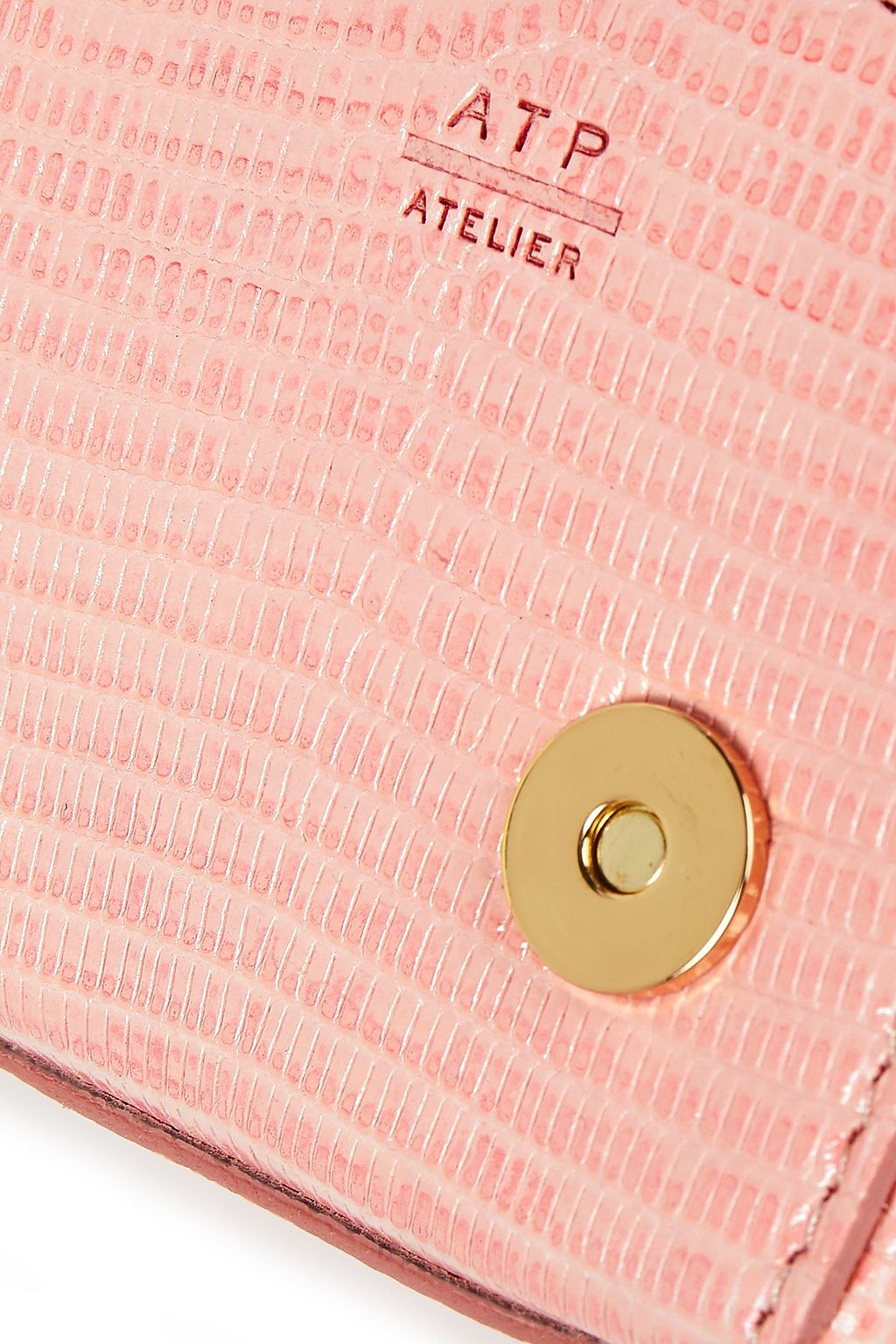 ATP ATELIER Lizard-effect leather tote