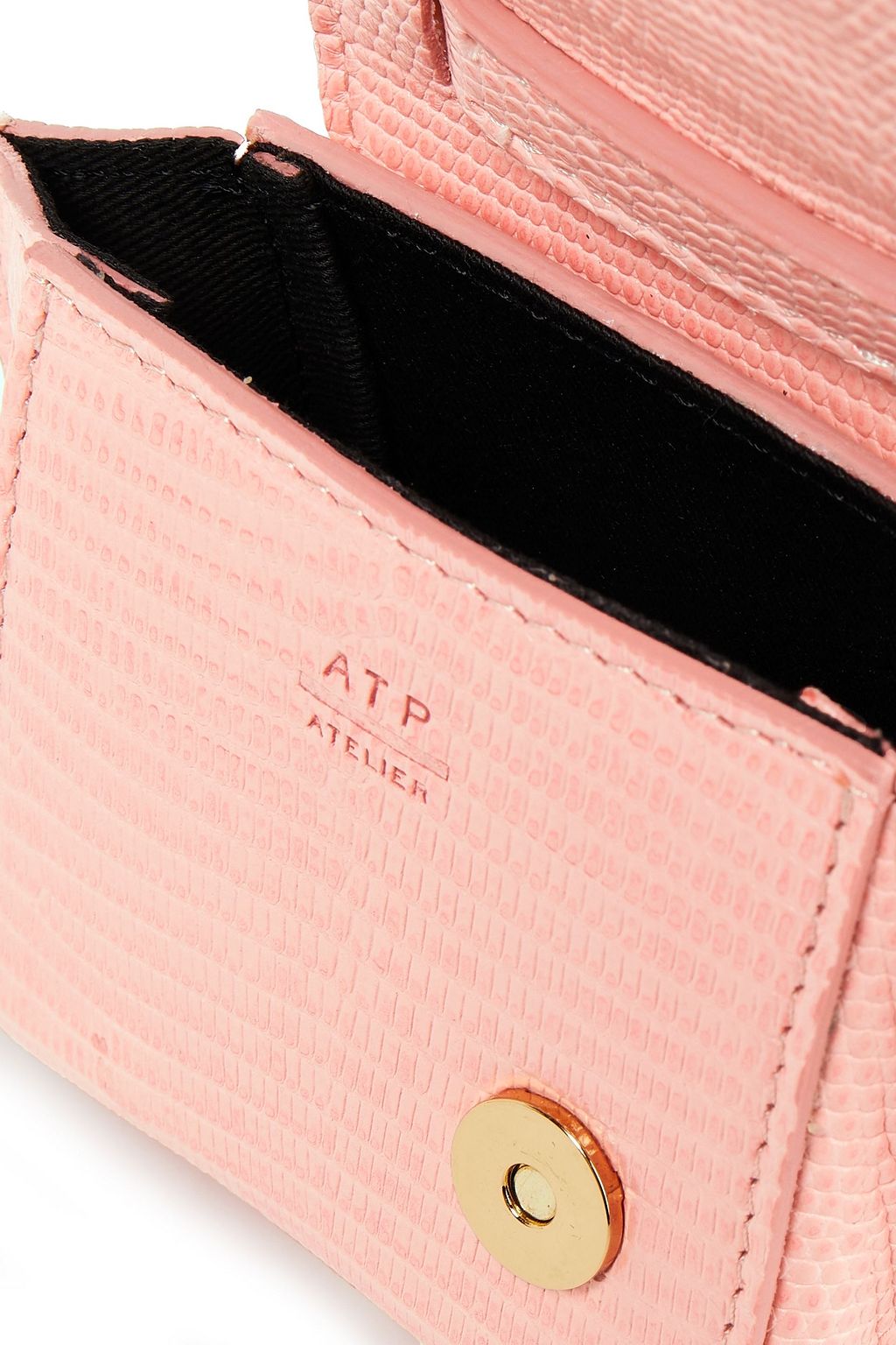 ATP ATELIER Lizard-effect leather tote
