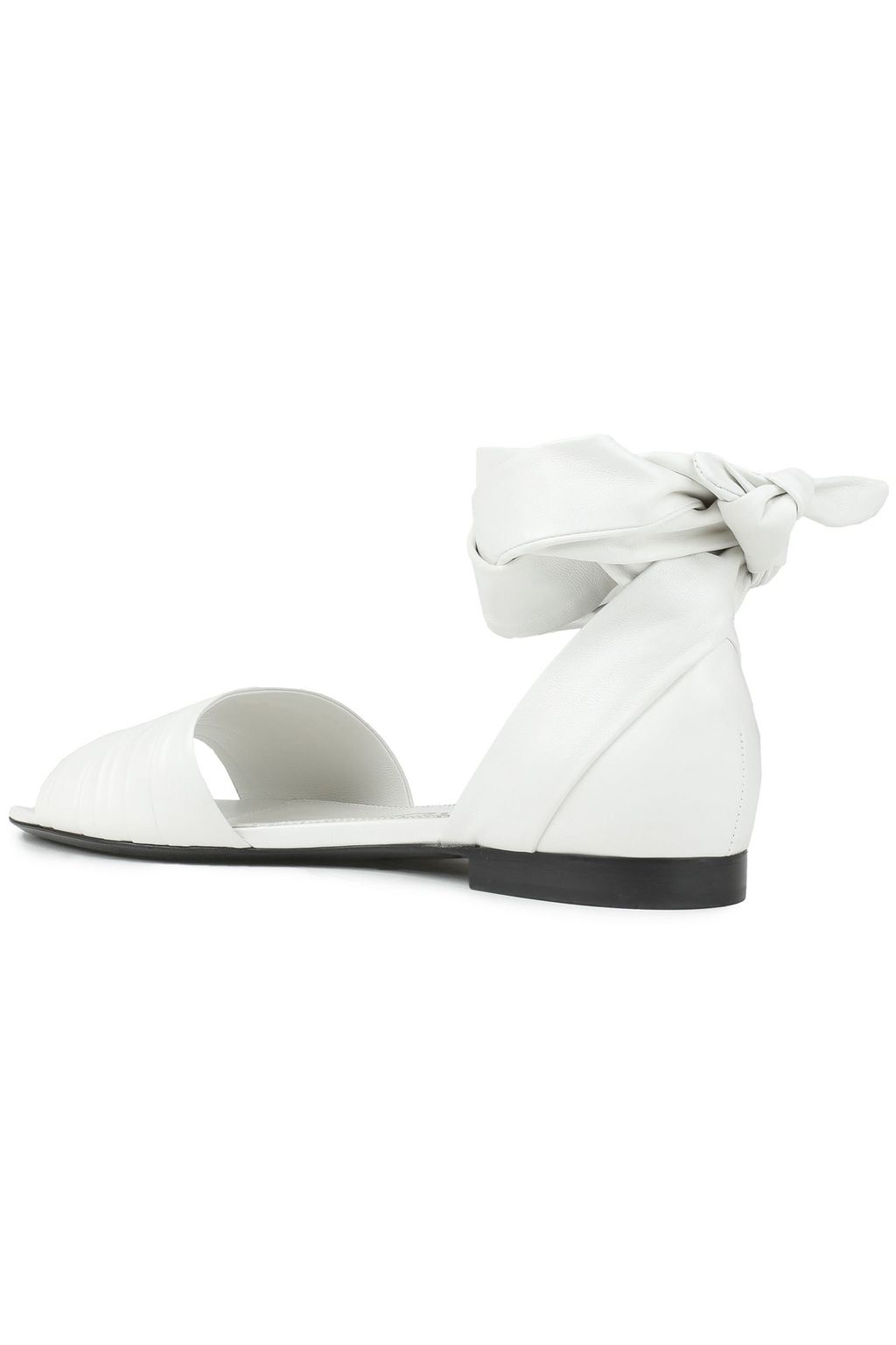 TOM FORD Pleated leather sandals