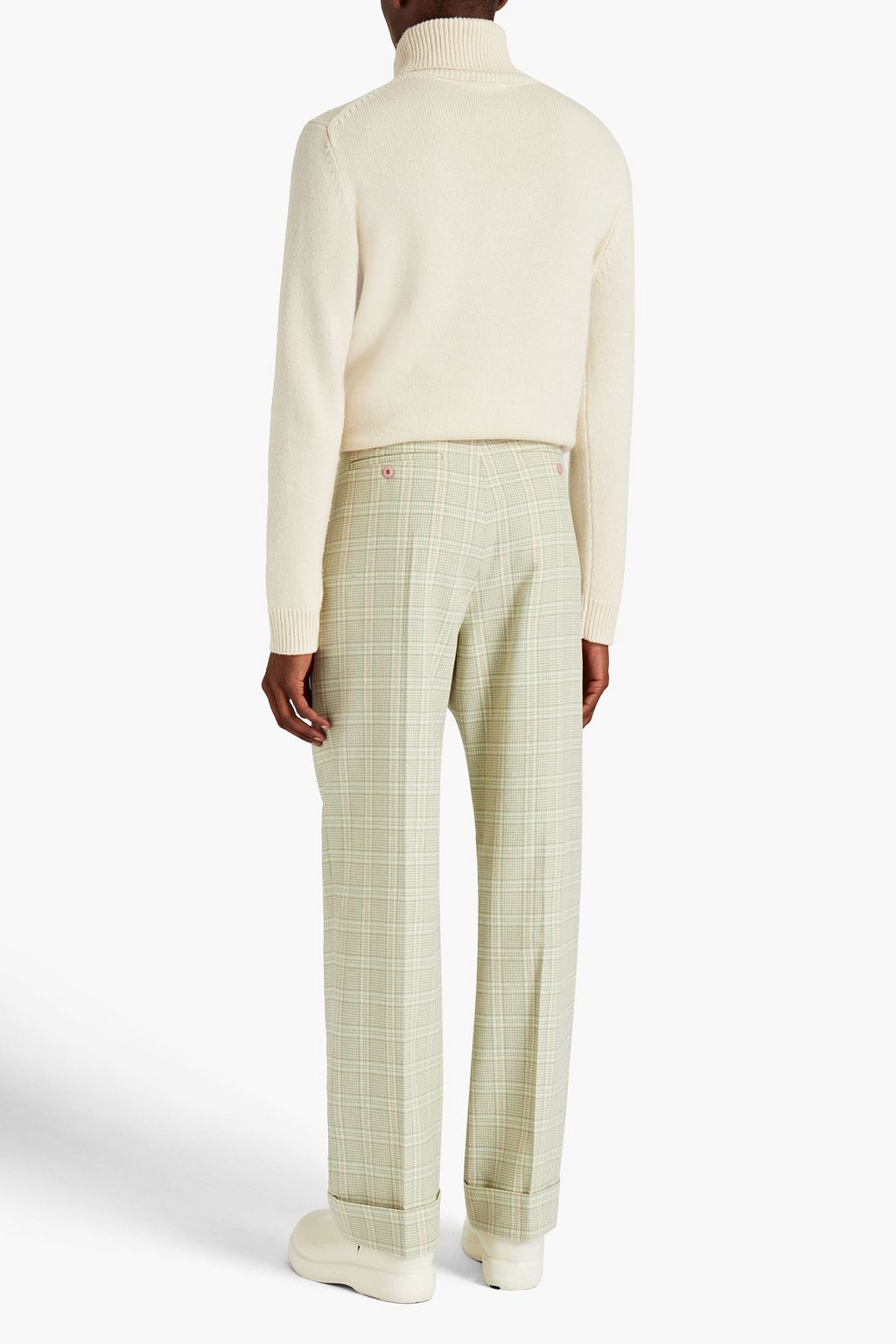GUCCI Checked wool-blend suit pants