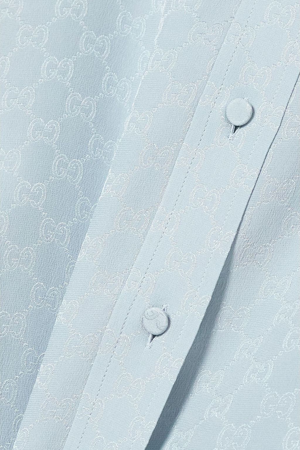 GUCCI Silk-jacquard shirt