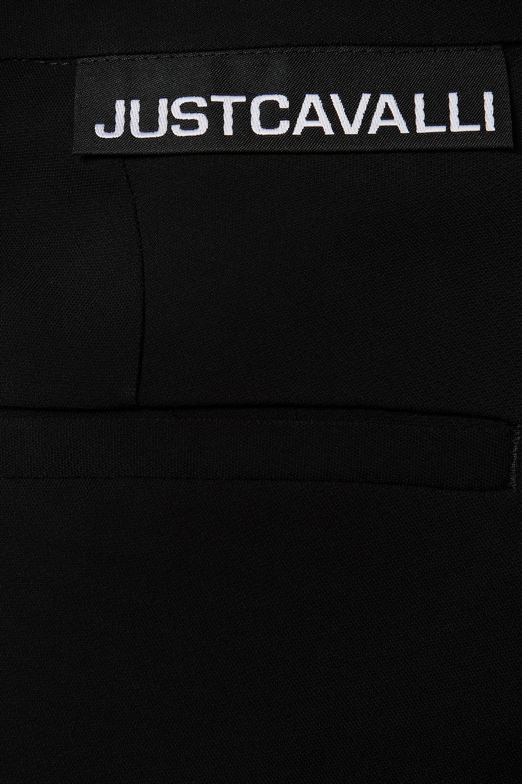 JUST CAVALLI Crepe wide-leg pants