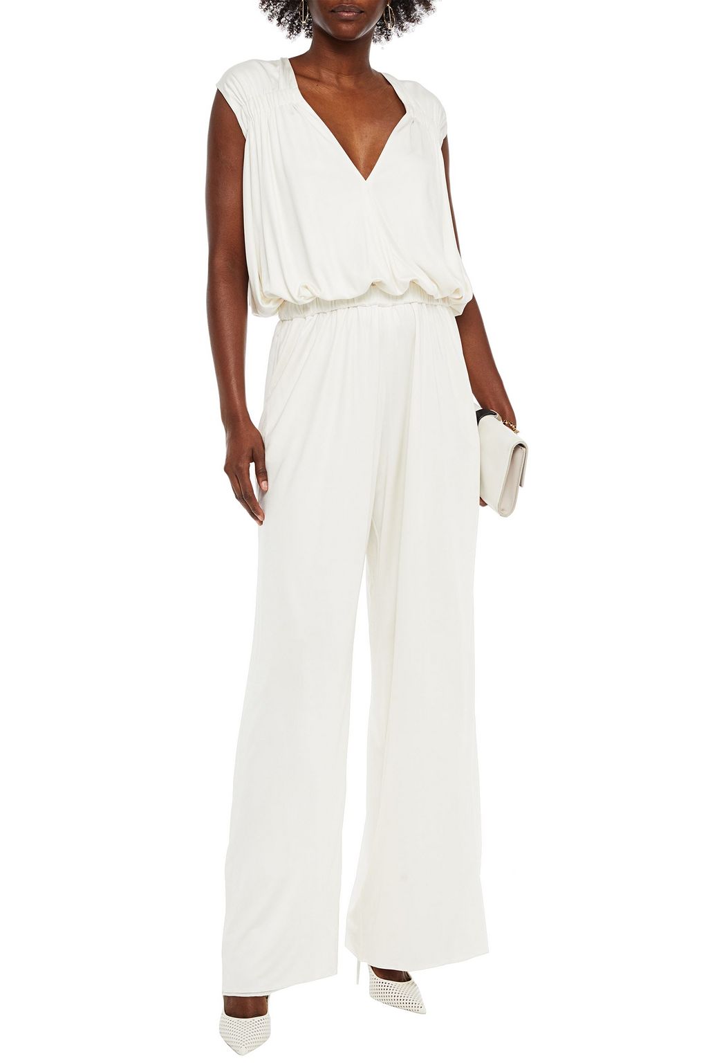 TOM FORD Satin-jersey wide-leg jumpsuit | THE OUTNET