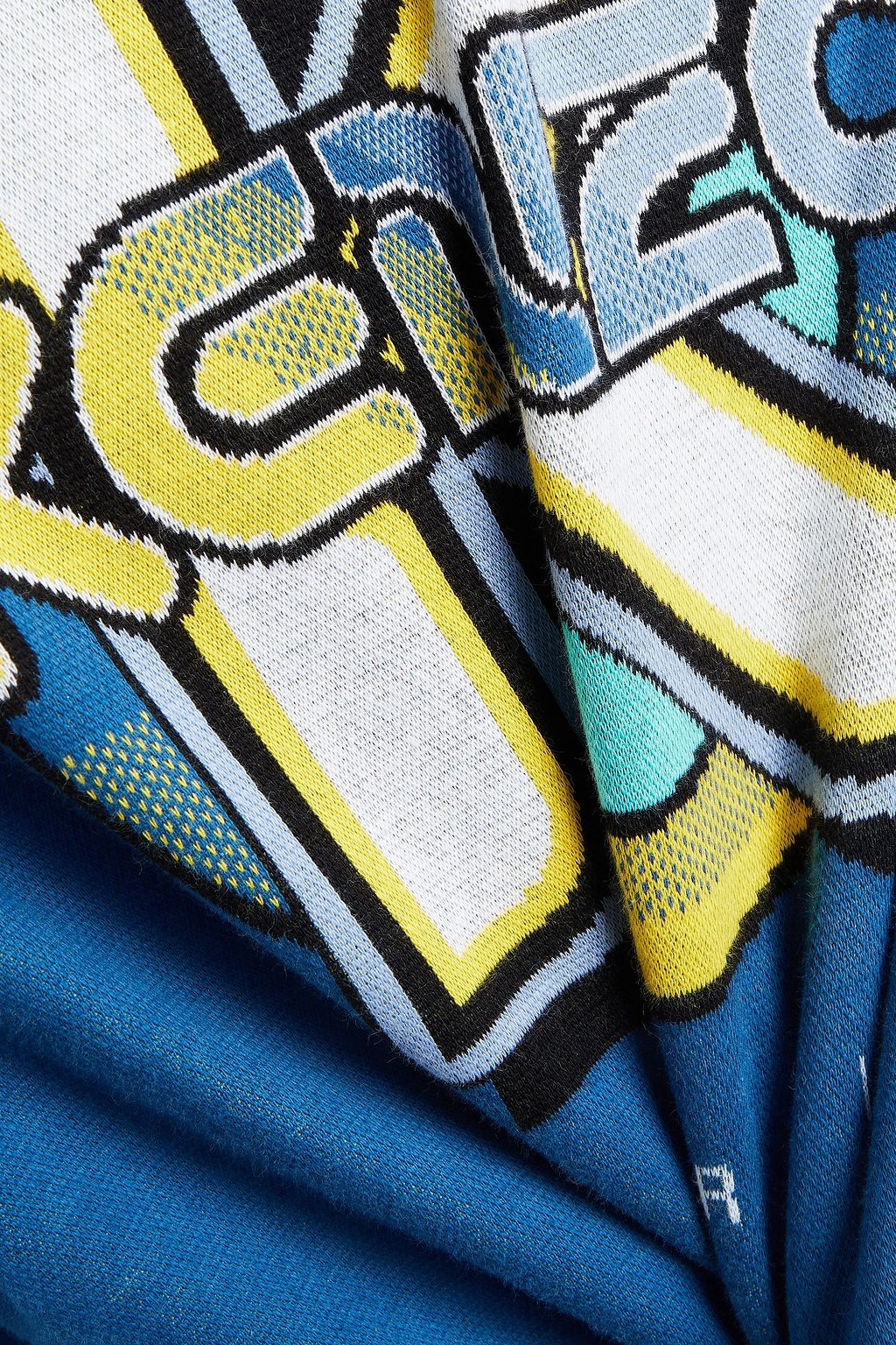 KENZO Jacquard-knit cotton sweatshirt