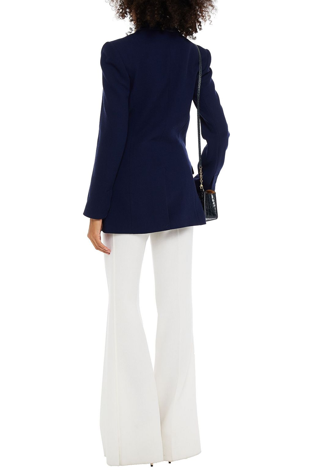 ROLAND MOURET Gilroy double-breasted wool-crepe blazer