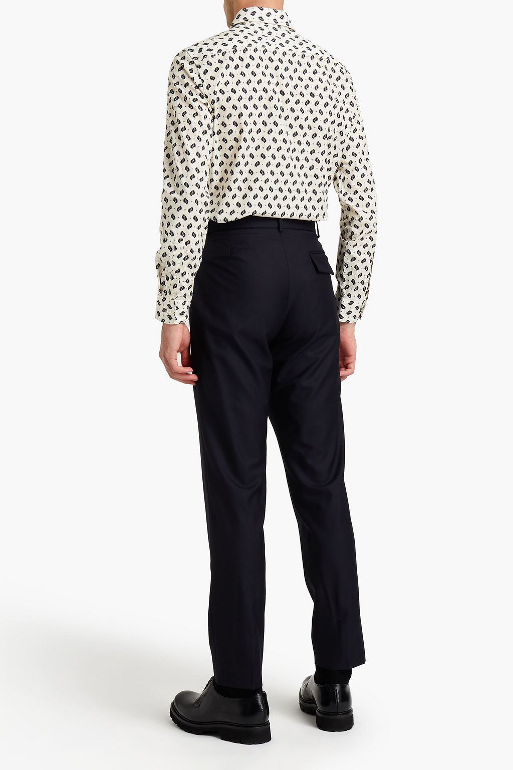 KENZO Printed cotton-poplin shirt