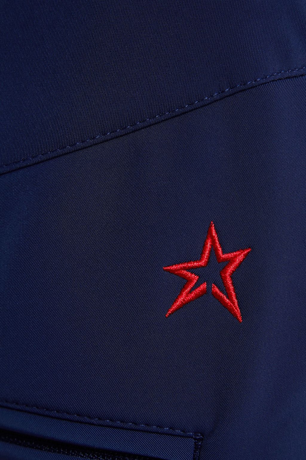 PERFECT MOMENT Embroidered two-tone scuba ski pants