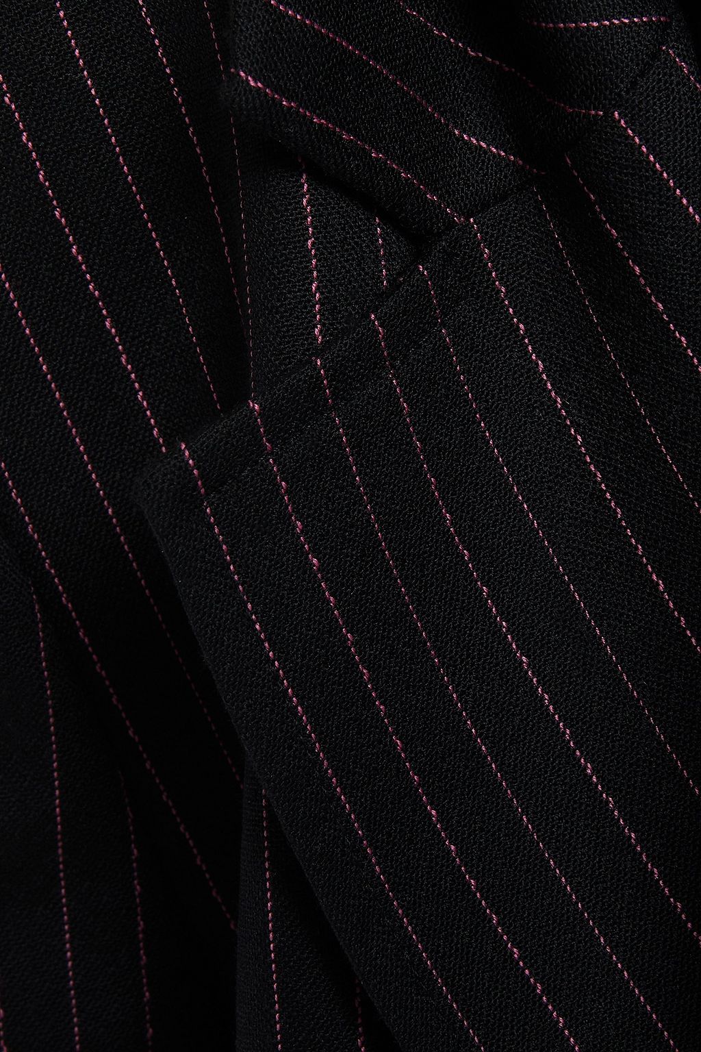 ROLAND MOURET Darter button-detailed pinstriped wool-blend blazer