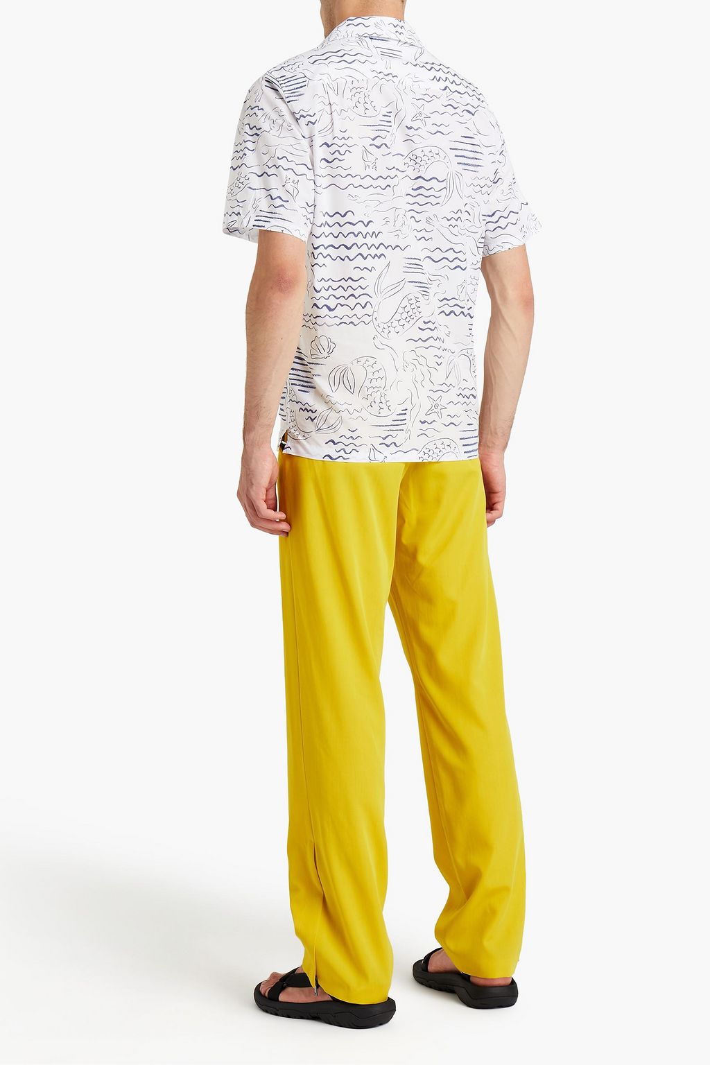 KENZO Hemd aus Baumwollpopeline mit Print