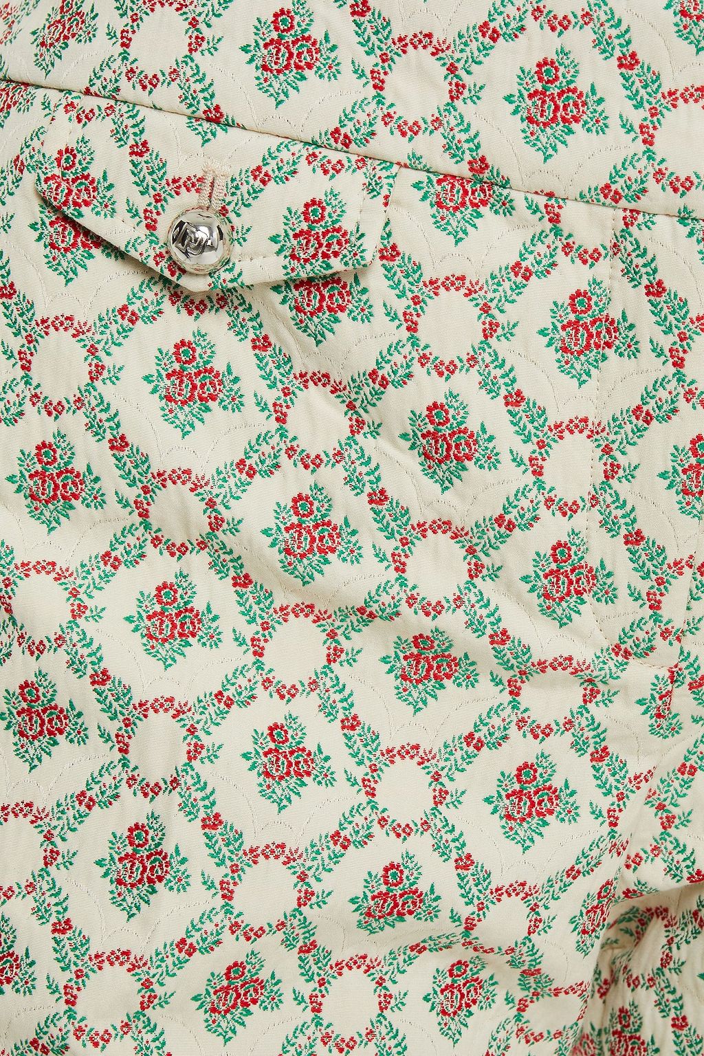 RABANNE Cotton-blend jacquard straight-leg pants