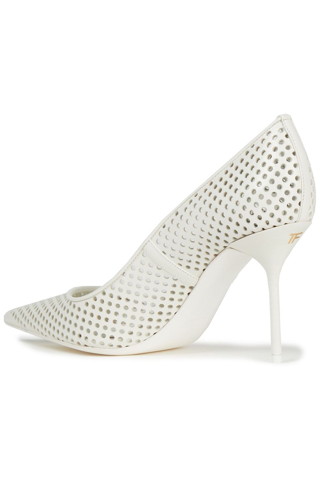 TOM FORD Perforated leather pumps