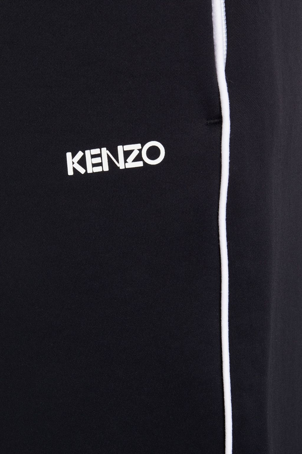 KENZO Logo-print satin-jersey track pants