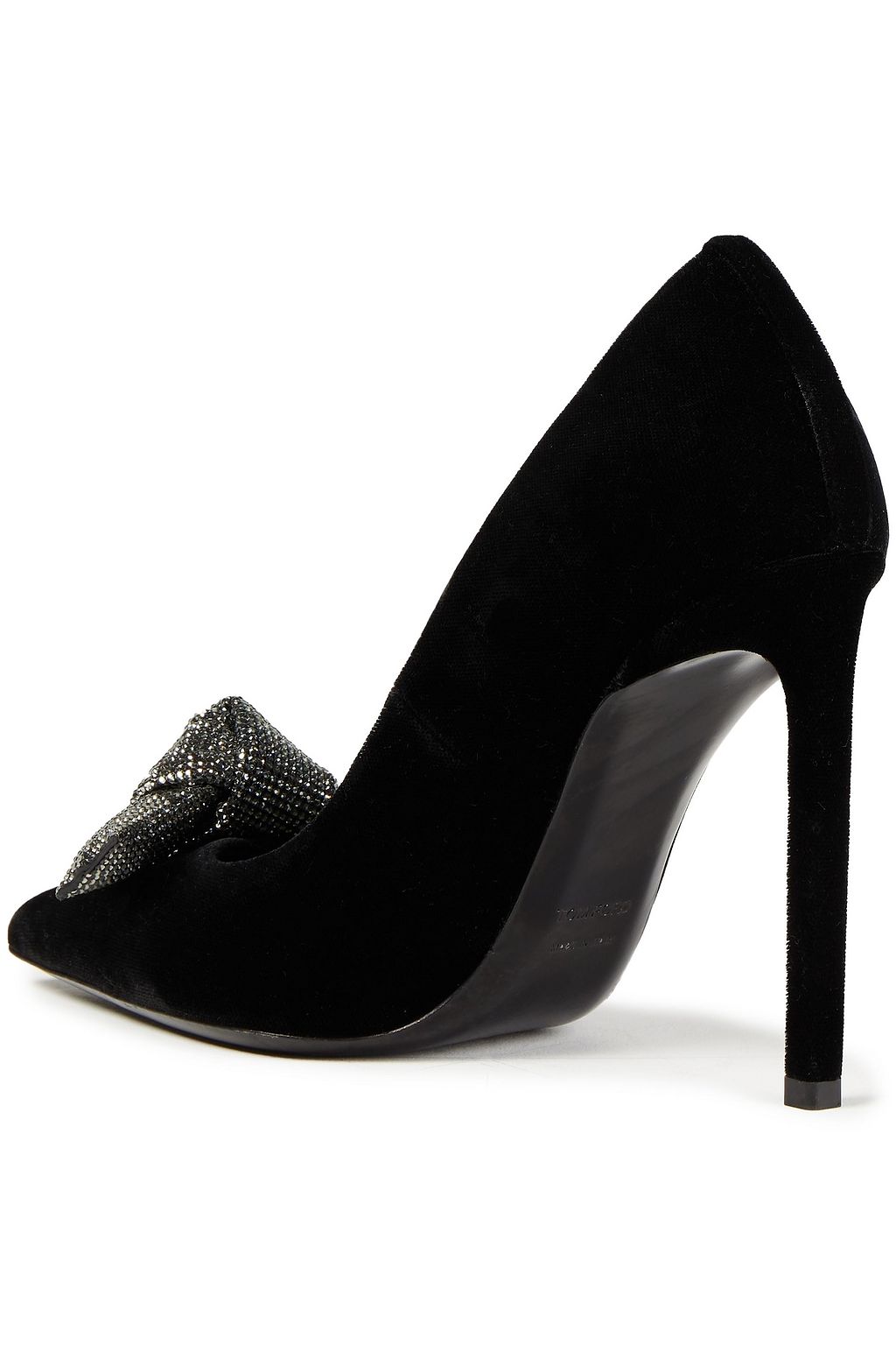 TOM FORD Embellished velvet pumps