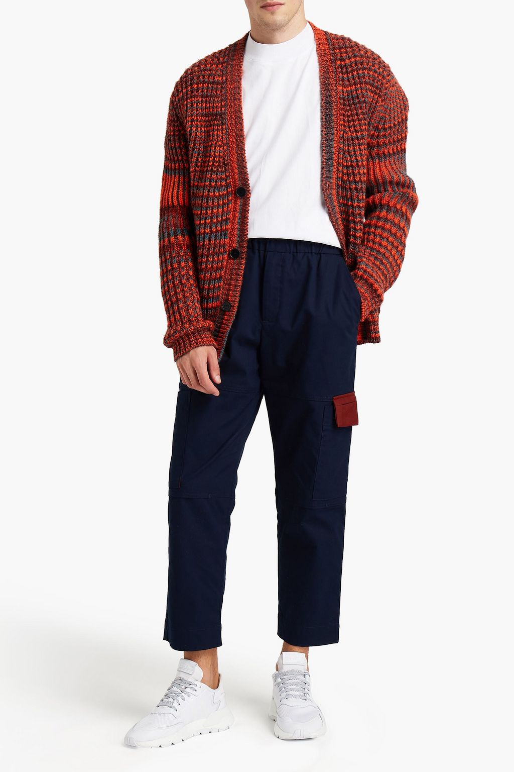 KENZO Tapered cotton-blend canvas pants