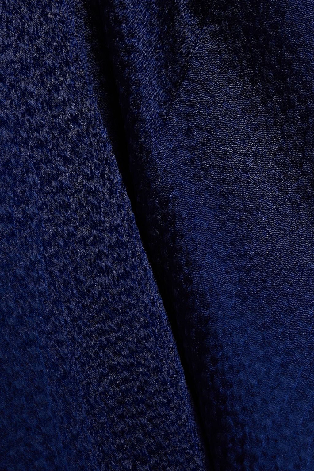 ROLAND MOURET Zadar pleated hammered silk-satin wide-leg pants