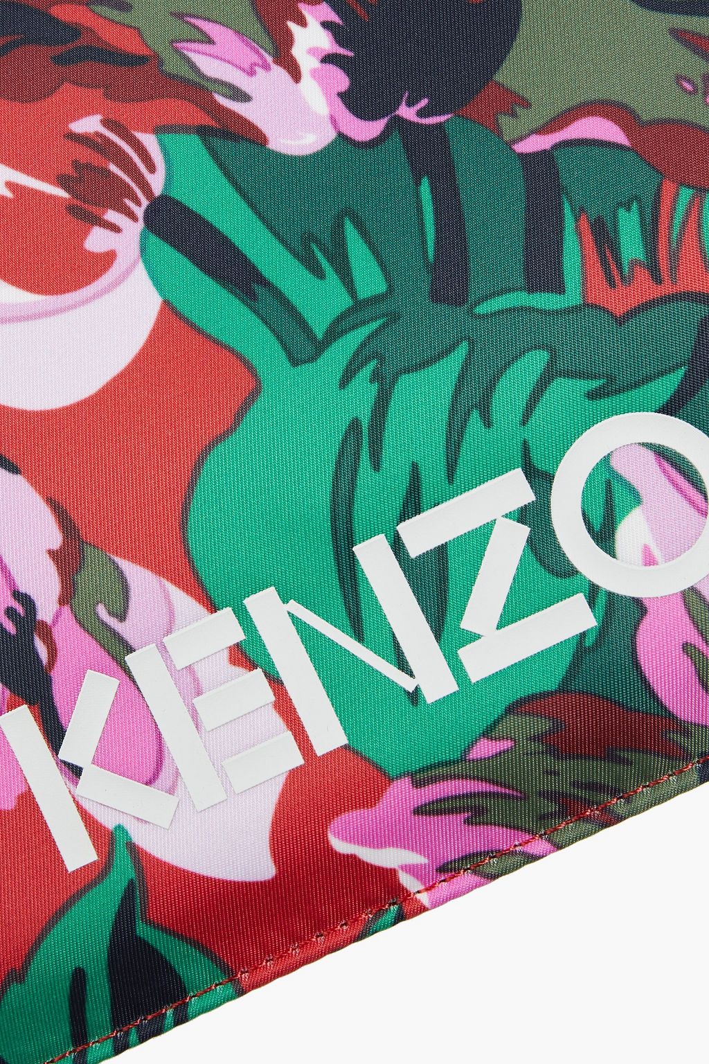 KENZO Floral-print twill pouch
