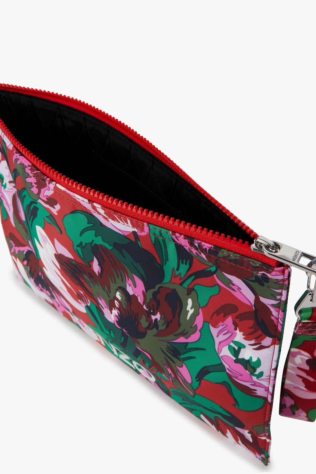 KENZO Floral-print twill pouch