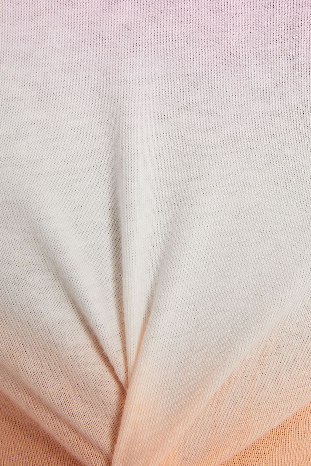 WSLY The Rivington Weekend cropped dégradé organic cotton-jersey tank