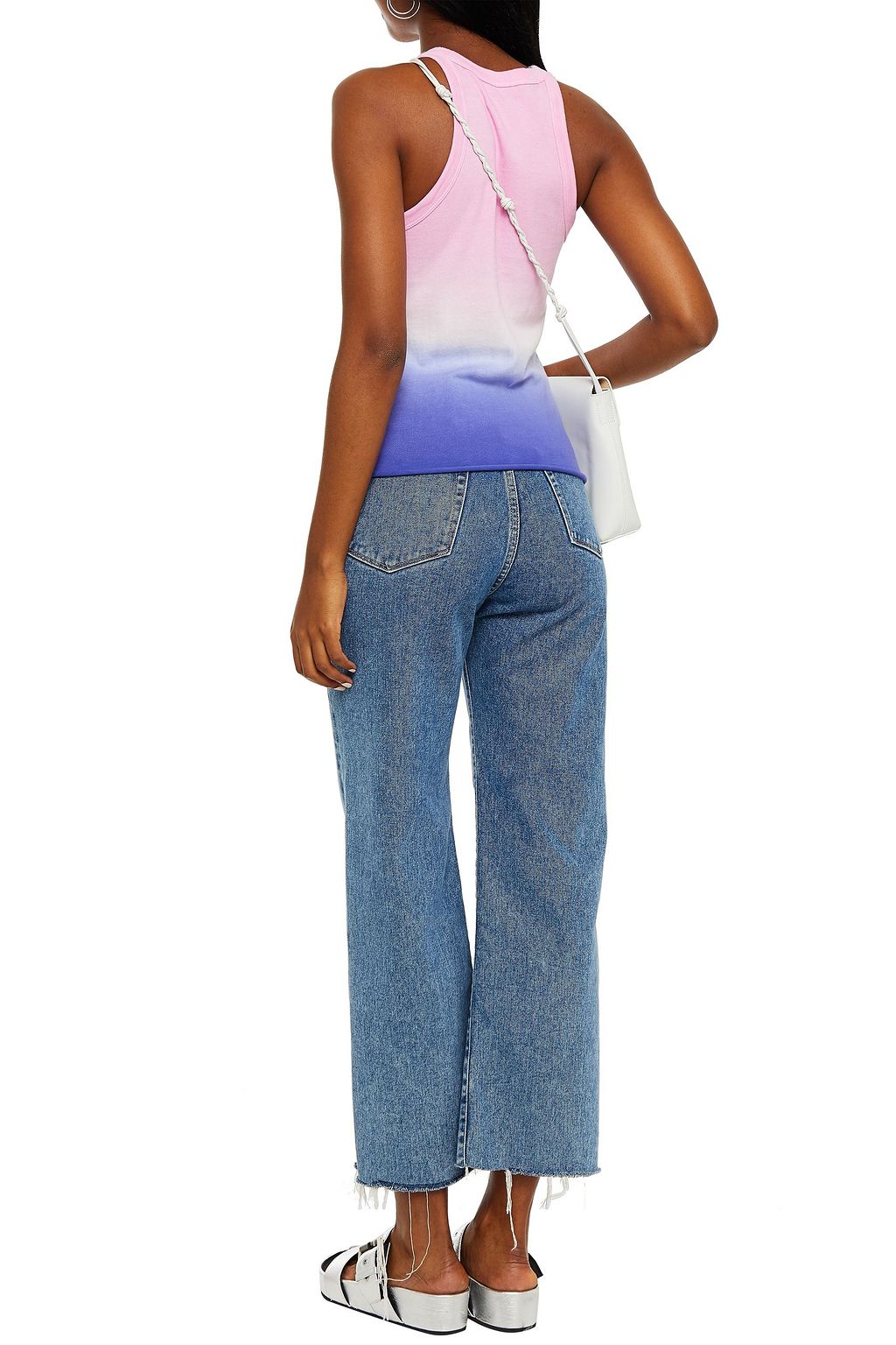 WSLY Rivington Weekend dégradé cotton-jersey tank