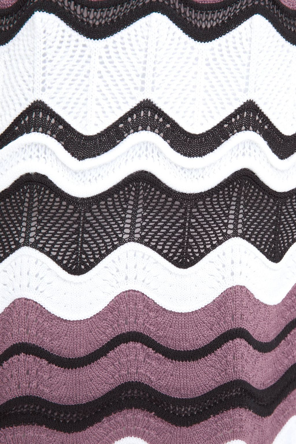 M MISSONI Crochet-knit wool-blend sweater