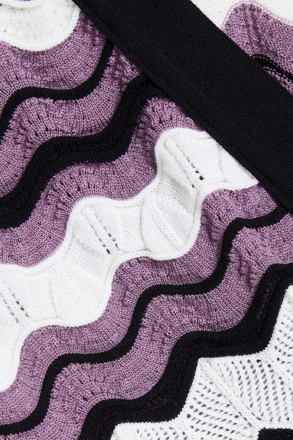 M MISSONI Crochet-knit wool-blend cardigan