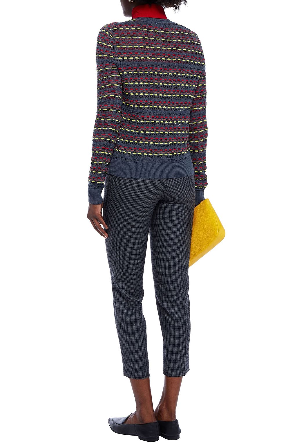 M MISSONI Crochet-knit wool-blend cardigan