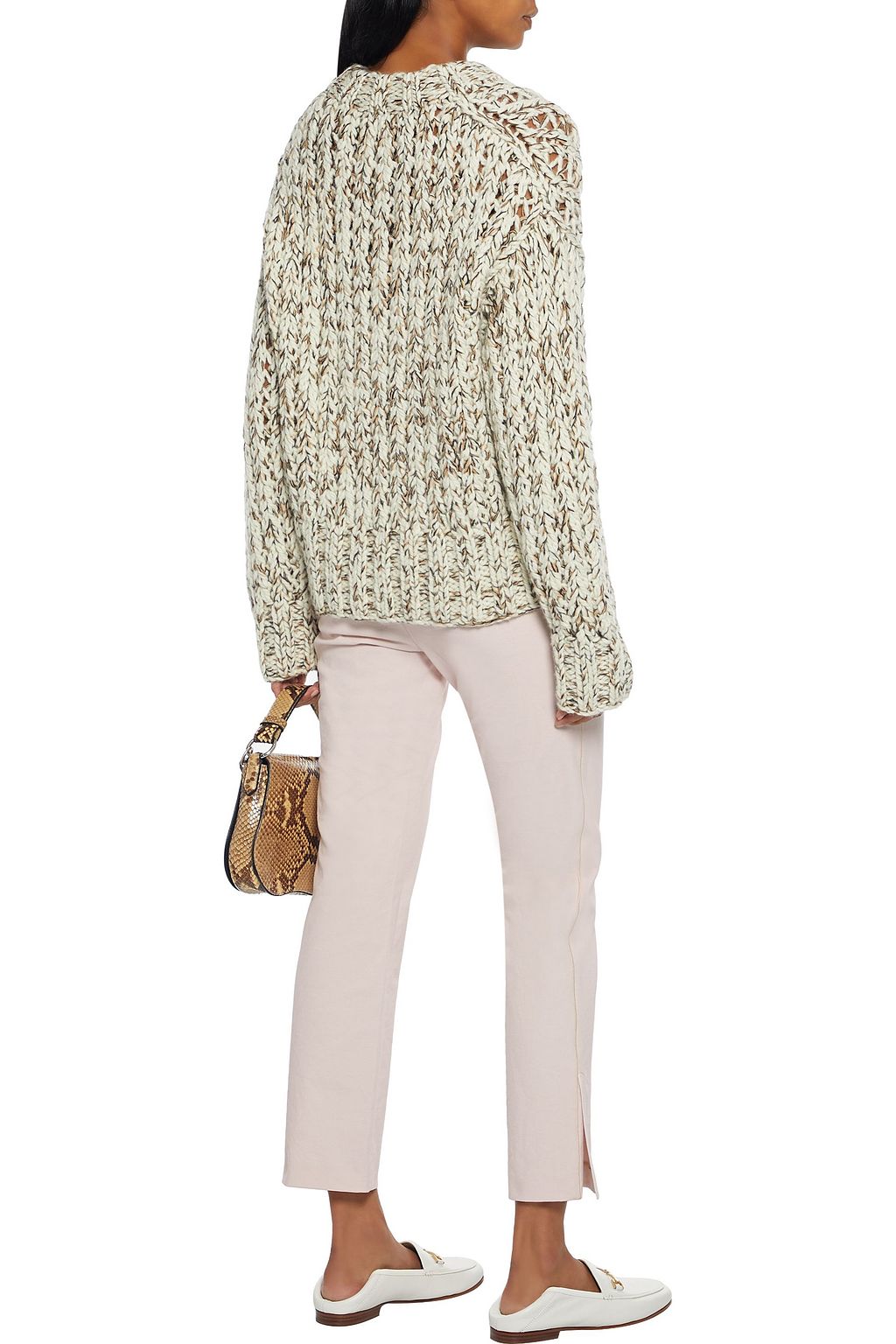 ISABEL MARANT Ludlow cropped cotton-blend straight-leg pants