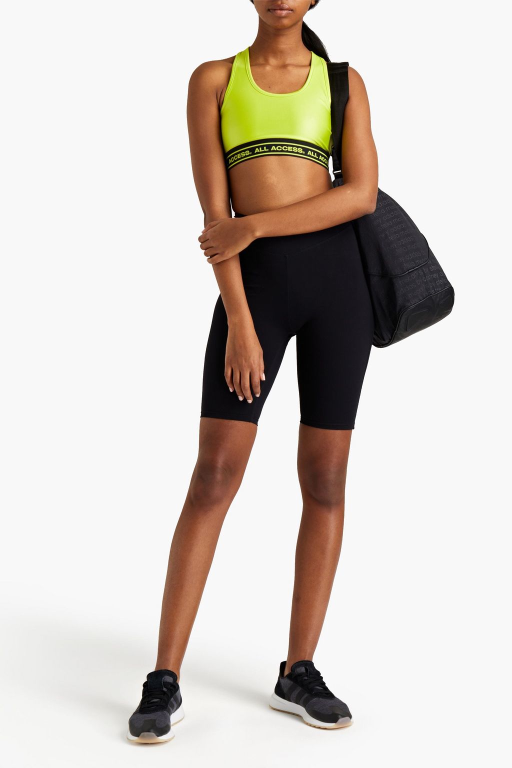 ALL ACCESS Metallic stretch sports bra