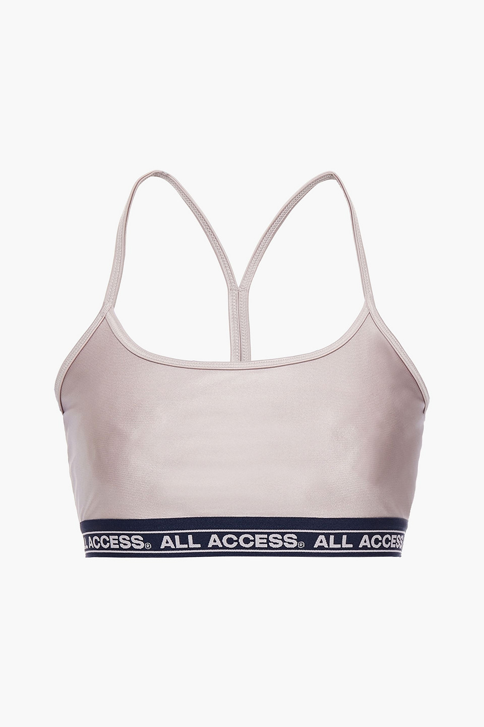 All Access Metallic stretch sports bra