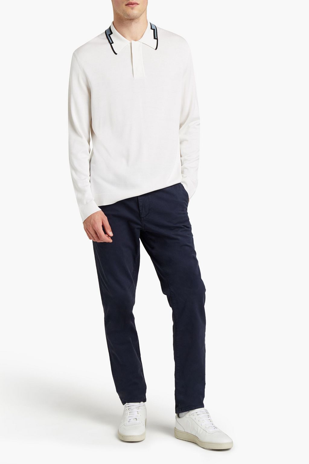 DUNHILL Poloshirt aus Seide